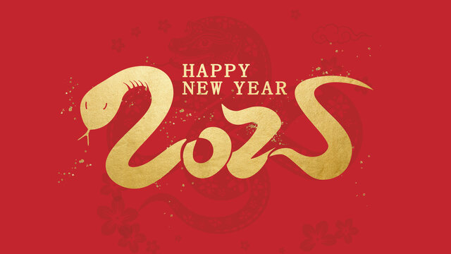 2025蛇年字体设计