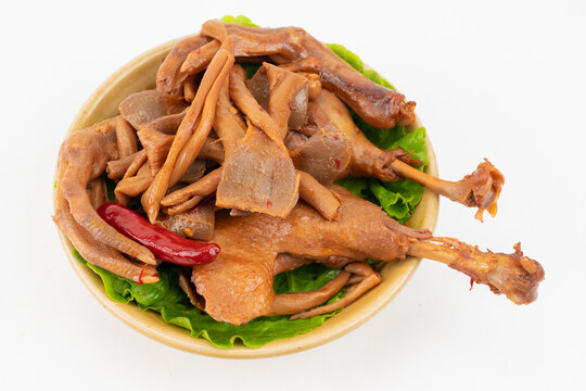 鸭货拼盘鸭腿鸭板肠鸭爪