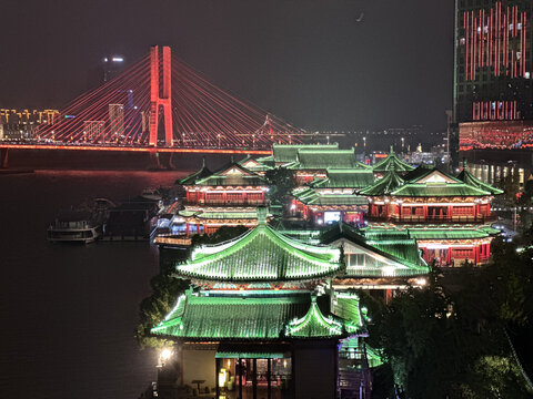 南昌滕王阁夜景