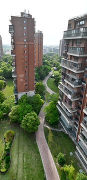 小区内景