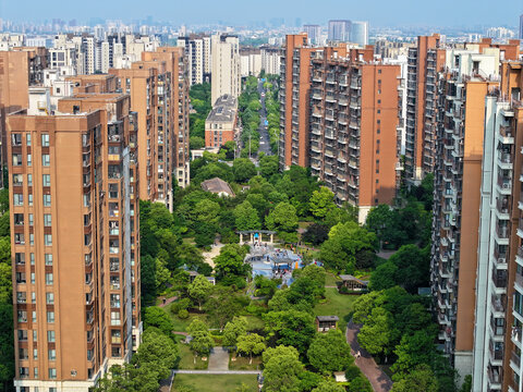 小区内景