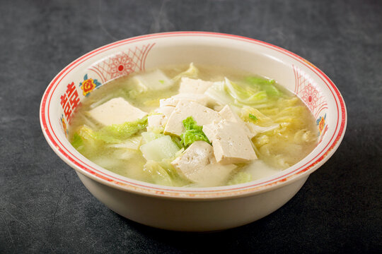白菜豆腐汤
