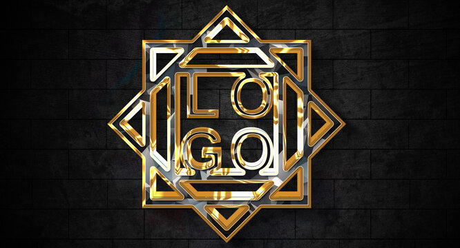 玻璃钢立体logo样机