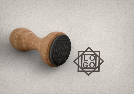 印章logo样机盖章图章样机