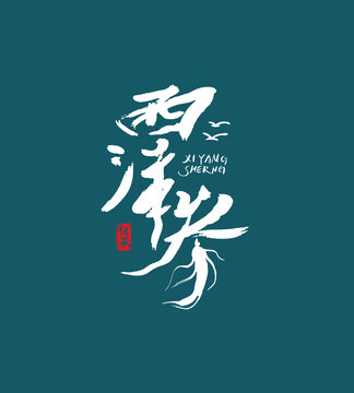 西洋参字体设计