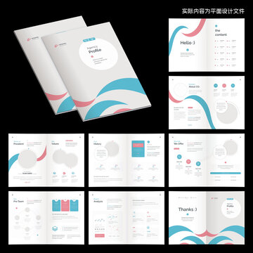 企业画册ID设计模板