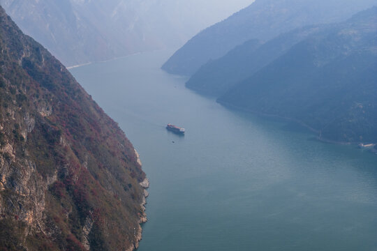 长江三峡巫峡三峡龙脊山水风光