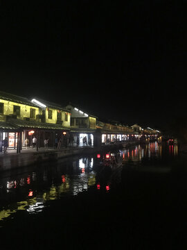 西塘古筝夜景