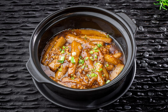 鱼香茄子煲