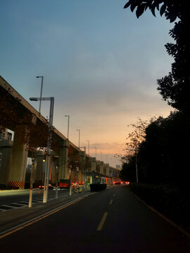 城市的早晨