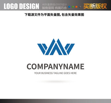 W字母LOGO