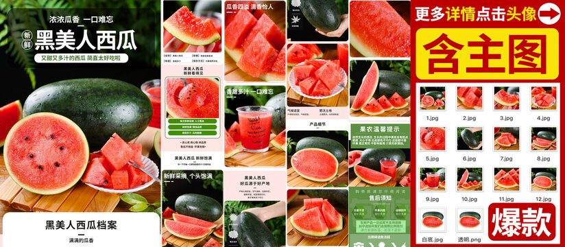 黑美人西瓜详情