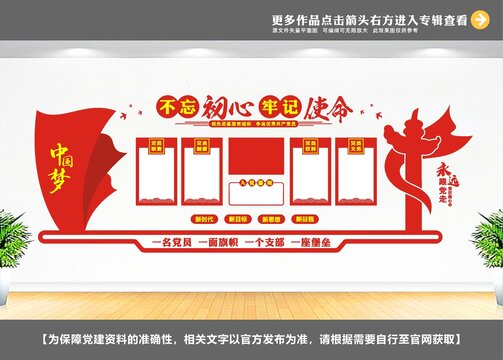 社区党建文化墙设计