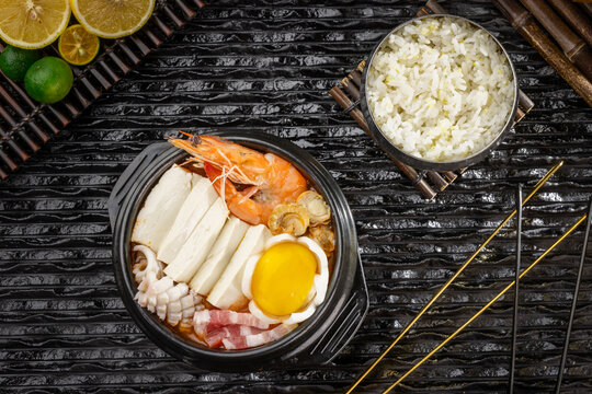海鲜豆腐汤