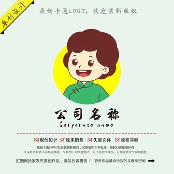 卡通妈妈logo