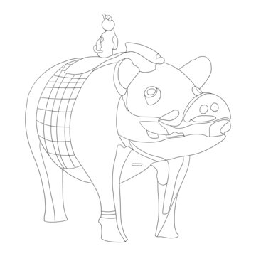 豕形铜尊