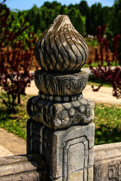 清东陵莲花石柱