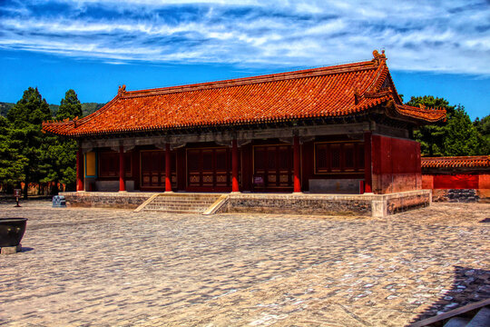 清东陵皇陵地面建筑历史古迹