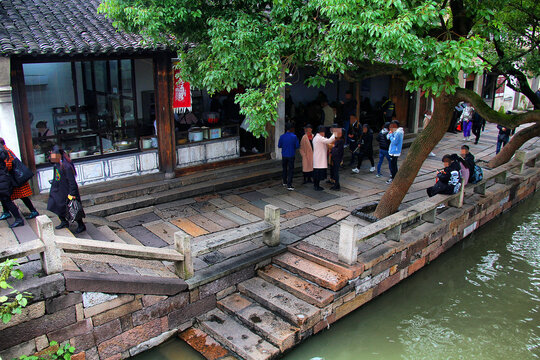 乌镇东栅江南民居小桥流水人家