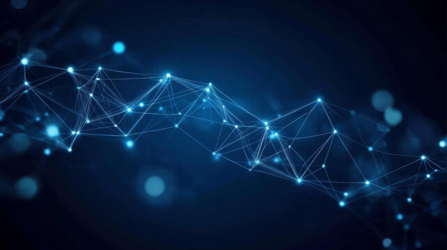 抽象网络连接设计图