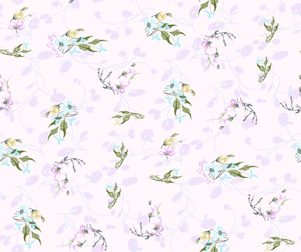 小碎花图案