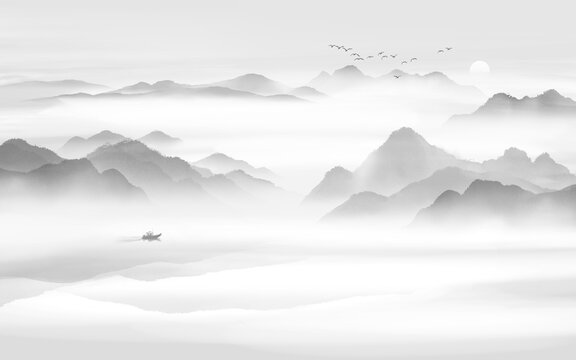 意境水墨画