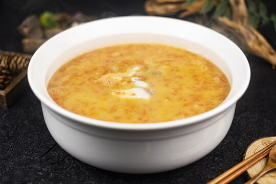 番茄豆汤鱼