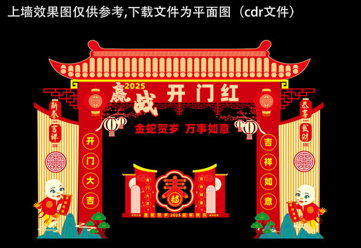 2025赢战开门红拱门