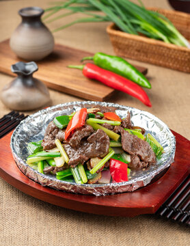 铁板啫牛肉