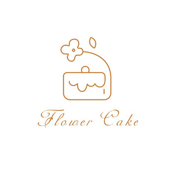 韩系极简烘焙蛋糕logo