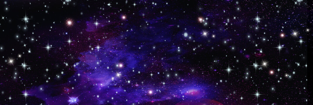 紫色炫彩星空顶星空软膜灯箱