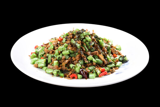 豆角肉沫