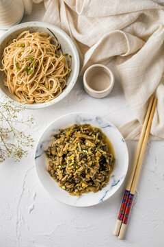 雪菜肉丝