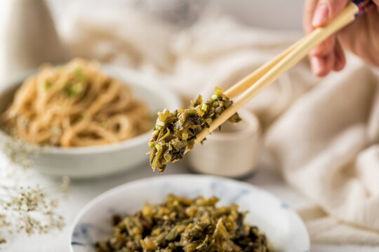 雪菜肉丝
