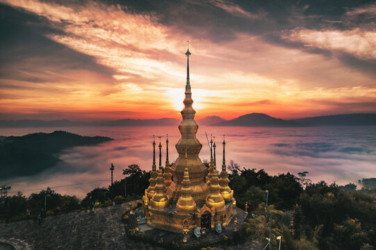 云南普洱景迈山大金塔