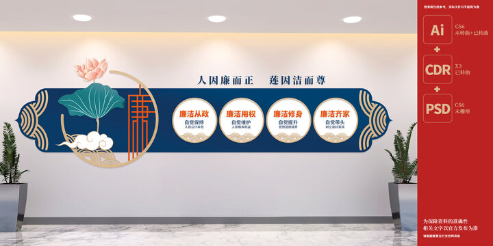廉政展板文化墙