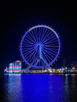 摩天轮夜景夜色