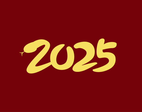 2025蛇年字体