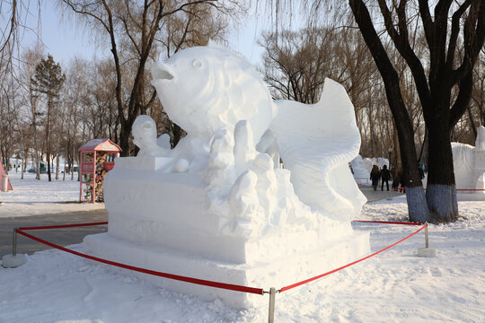 中国哈尔滨太阳岛国际雪雕艺术博览会