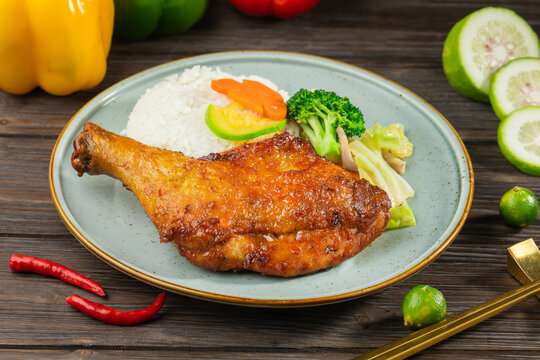 烤大鸡腿