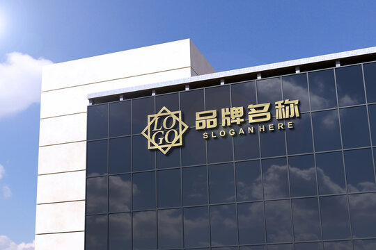 楼体logo样机大厦