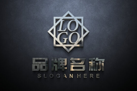 不锈钢立体logo样机