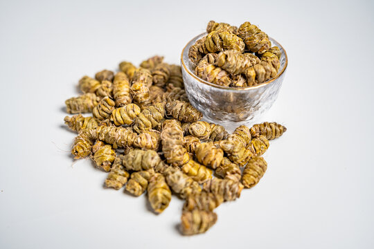 饱满的优质铁皮石斛干货
