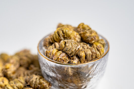 饱满的优质铁皮石斛干货