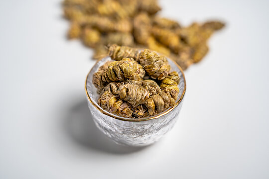 饱满的优质铁皮石斛干货