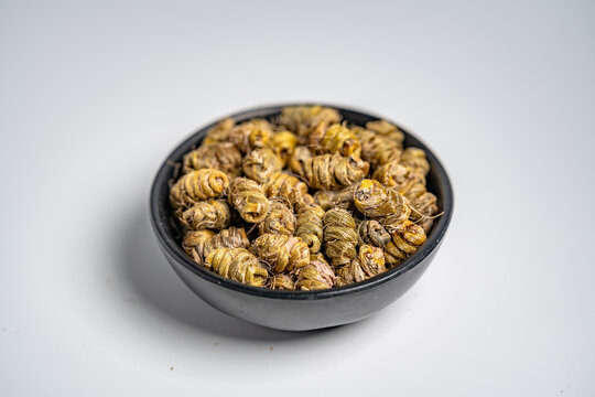 饱满的优质铁皮石斛干货