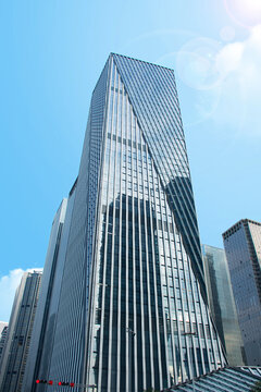 城市高层建筑商务写字楼