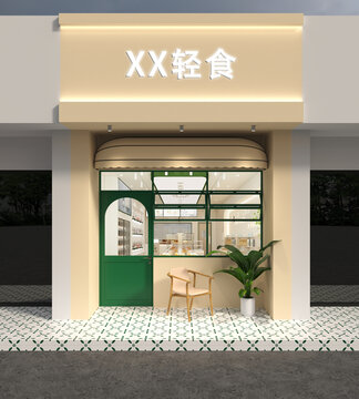 轻食馆门头