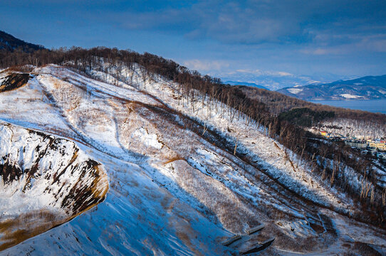 北海道洞爷湖冬景