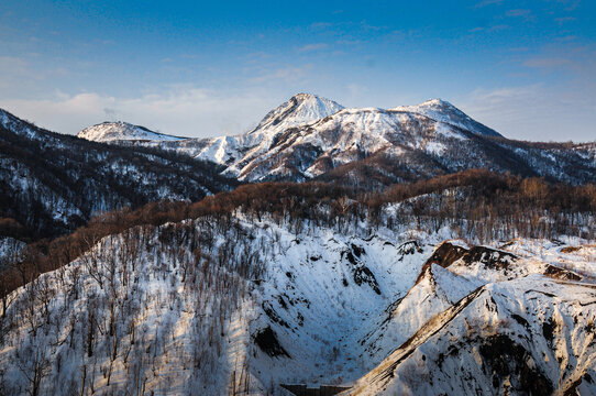 北海道洞爷湖冬景